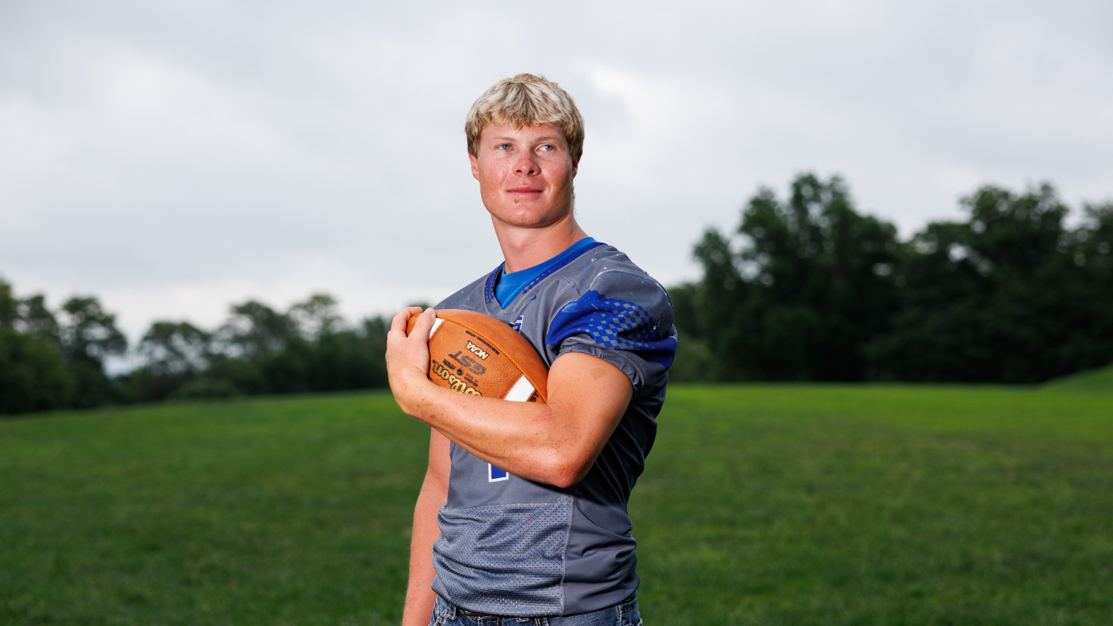 Eight Man-1 football: Nebraska City Lourdes quarterback Callen Schnitzer is eyeing a big finale